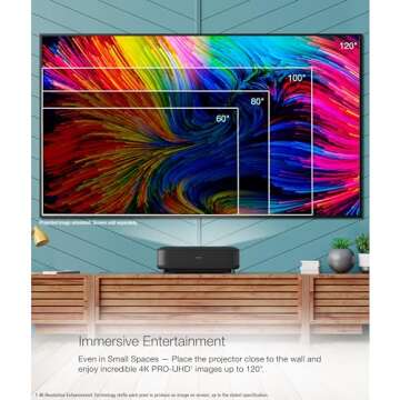 Epson EpiqVision Ultra LS650 Projector for 4K Streaming