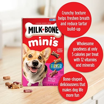 Milk-Bone Flavor Snacks Mini Dog Biscuits for Health