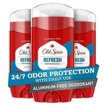 Old Spice High Endurance Deodorant for Men - Aluminum Free, 3 Pack, 24/7 Odor Control