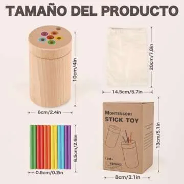 Vanplay Montessori Toys for 2 3 Year Old, Toddler Toys Color Matching Fine Motor Toys for Toddlers 3, Sensory Toys, Wooden Educational Toys for 2 Year Old