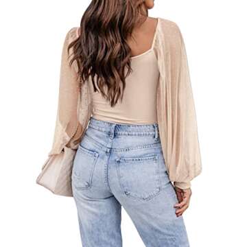 DOROSE Puff Sleeve Top Stylish Comfortable Versatile