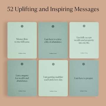 Mindful Affirmation Cards for Financial Abundance