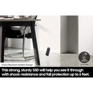 SAMSUNG T5 EVO SSD 8TB - Fast & Portable for Gamers
