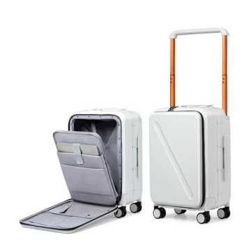 MILADA Luggage Hard Shell Suitcases Airline Approved Carry On Luggage 22x14x9 TSA Approved Luggage 2...