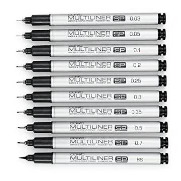 Copic Multiliner SP Black Ink Marker - 0.3 Tip for Artists