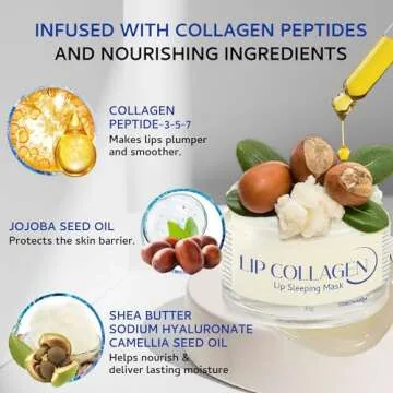 Lip Sleeping Mask for Hydrated, Plump Lips Overnight