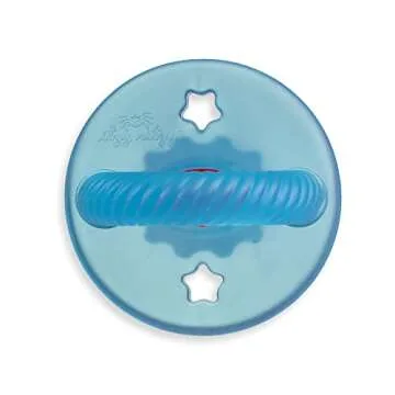 Itzy Ritzy Silicone Teensy Teether - Flexible, Soft & Hollow Baby Teething Toy with Easy-to-Hold Handle; Designed for Ages 3 Months and Up (Hero Pop)