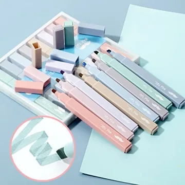 Mr. Pen Aesthetic Highlighters Set, 8 Pastel Colors