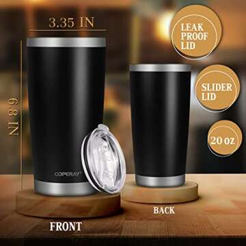 OOPERAY Gifts for Men Him Dad, 20oz Tumbler with Lid, Christmas Stocking Stuffers, Fathers Day Dad G...