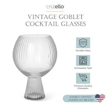 Stylish Crutello Aperol Spritz Glasses Set of 4