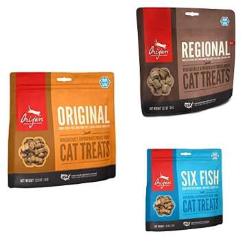 Orijen Freeze Dried Cat Treats, Grain Free, Natural & Raw Animal Ingredients, Original Made with Fre...