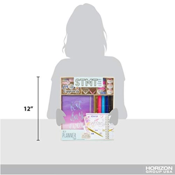 STMT DIY Bullet Journaling Kit for Girls Ages 8+ - Planner, Notebook, Stationery Set