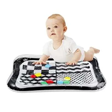 PandaEar Tummy Time Water Mats for Infants 3-24 Months