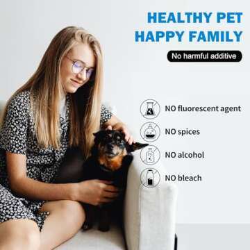 OPULA Dog Eye Wipes Biodegradable 300 Count, Cat Dog Eye Cleaner, Pet Tear Stain Remover Wipes, Dog Eye Cleaning Wipes, Eye Cleaner Pads, Unscented Gentle Pet Tear Wipe