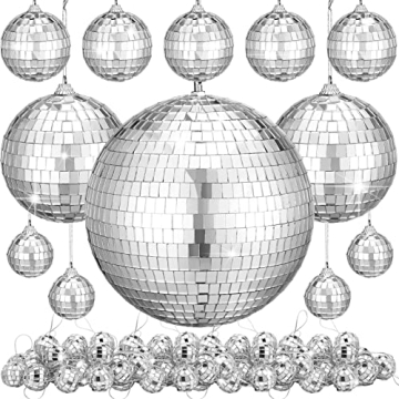 40 Pack Mirror Disco Balls for Stunning Party Decor