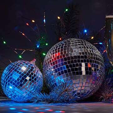 3600 Pieces Mirror Mosaic Tiles Self Adhesive Disco Mirror Tiles Disco Ball Stickers Square Glass DIY Tiles for Craft Decorate, DIY Hat, Art Collage, Indoor Outdoor Decoration