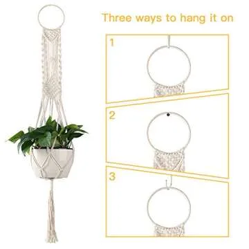 Stylish Cuttte Macrame Plant Hanger for Home Decor