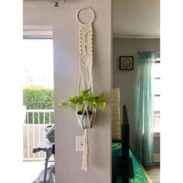 Stylish Cuttte Macrame Plant Hanger for Home Decor