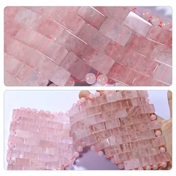 Gemshan Jade Eye Mask Natural Rose Quartz for Relaxation