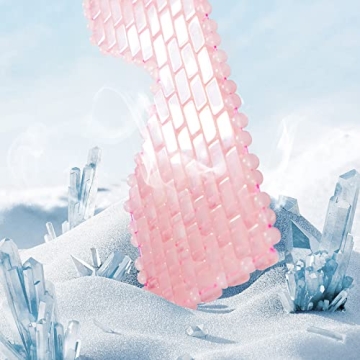 Gemshan Jade Eye Mask Natural Rose Quartz for Relaxation