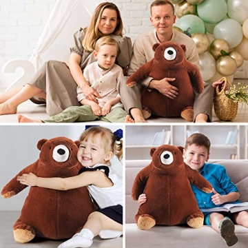 Qpewep 24inch Plush Brown Bear for Kids Gifts