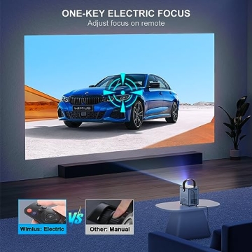 Big Screen Electric Focus Mini Projector