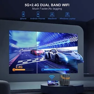 Big Screen Electric Focus Mini Projector