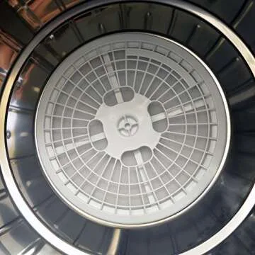 Panda 2.6 cu.ft Compact Portable Laundry Dryer, 8.8 lbs capacity Intelligent Humidity Sensor dyer, White