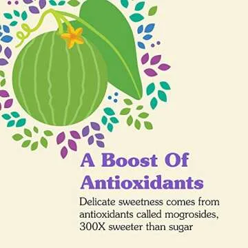 NuNaturals All-Natural Monk Fruit Liquid Plant-Based Sweetener, Zero-Calorie, Low Glycemic, 2 oz