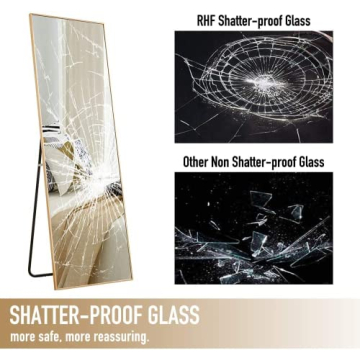 Aluminum Alloy Full Length Mirror for Stylish Spaces