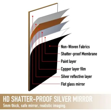 Aluminum Alloy Full Length Mirror for Stylish Spaces
