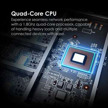 MSI Radix AX6600 WiFi 6 Tri-Band Gaming Router, AI QoS, 1.8GHz Quad-Core Processor, MU-MIMO, Gigabit Wireless, 8-Stream, High Speed Long Range