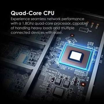 MSI Radix AX6600 WiFi 6 Tri-Band Gaming Router, AI QoS, 1.8GHz Quad-Core Processor, MU-MIMO, Gigabit Wireless, 8-Stream, High Speed Long Range