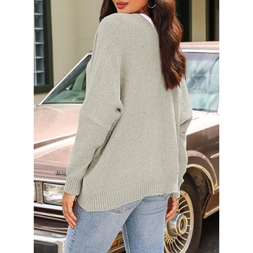 Soft Oversized Chenille Cardigan Sweater for Women