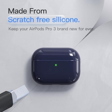 DamonLight Shock-Proof Case for AirPods Pro 3 - Midnight Blue