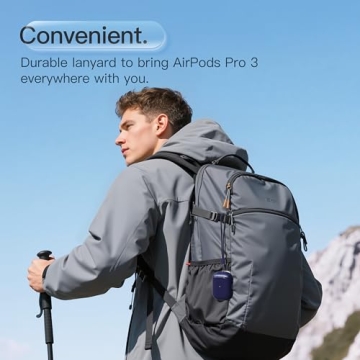 DamonLight Shock-Proof Case for AirPods Pro 3 - Midnight Blue