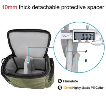 CADeN Compact Camera Bag for Canon Nikon Sony Cameras