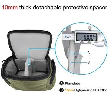 CADeN Compact Camera Bag for Canon Nikon Sony Cameras