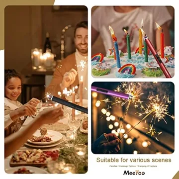 MeeToo Electric Candle Lighter – Rechargeable & Windproof