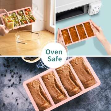 Silicone Freezer Tray for Sauce Cube: GGOW Silicone Freezing Tray for Broth Sauce Storage - Freeze 125mL 250mL Souped Portion