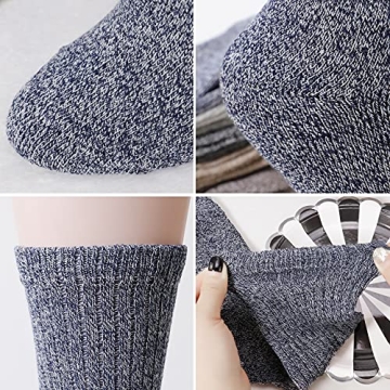 Bienvenu Slouchy Mid-Calf Socks for Women in Grey