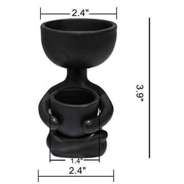 V-Shine Garden Pots, Handicraft Creative Flower Decoration Ornaments, Ceramic Flower Planter Pot with Drainage, Suitable for Flower Shops, Home Life, Cafes, Wedding Venues, etc.