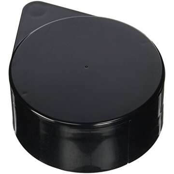 New Star Foodservice 48360 Plastic 3-Tier Bar Glass Rimmer, Black