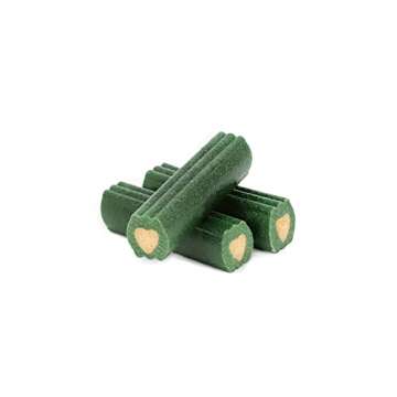 ARK NATURALS Brushless Toothpaste, Small Breed Dog Dental Chews Bundle Pack, Vet Recommended, 2 Pack, Green with White Center (40020)