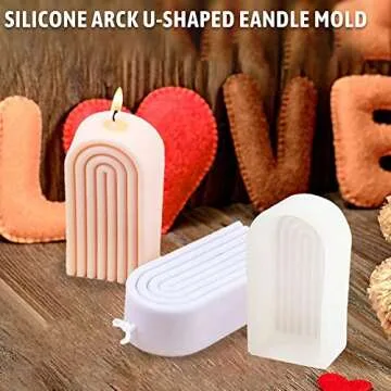 Rainbow Arch Candle Mold for Unique Home Decor