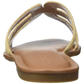 The Drop Women's Monika Sandal, Raffia, 8 B US