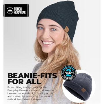 Tough Headwear Daily Knit Beanie Warm Hats for All