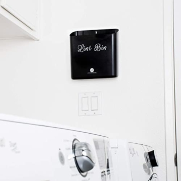 Magnetic Lint Bin for Laundry Room Organization
