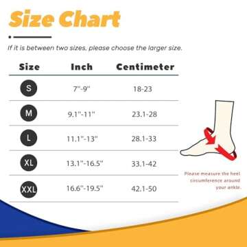 JIUFENTIAN Copper Ankle Brace for Adjustable Support