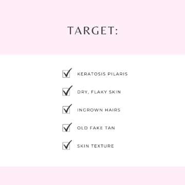 DEWYGLO Dewyglo Exfoliating Glove (Pink),Made with 100percent Viscose,a Biodegradable Fibre Exfoliating Body Glove is Reusable,Gentle and Suitable for Sensitive Skin